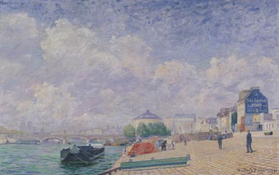 Die Seine bei Bercy, 1885